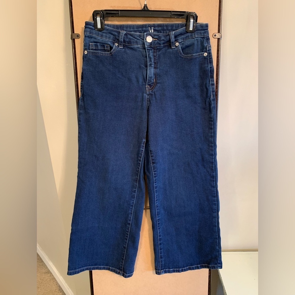 Melanie Lyne cropped wide leg Jean